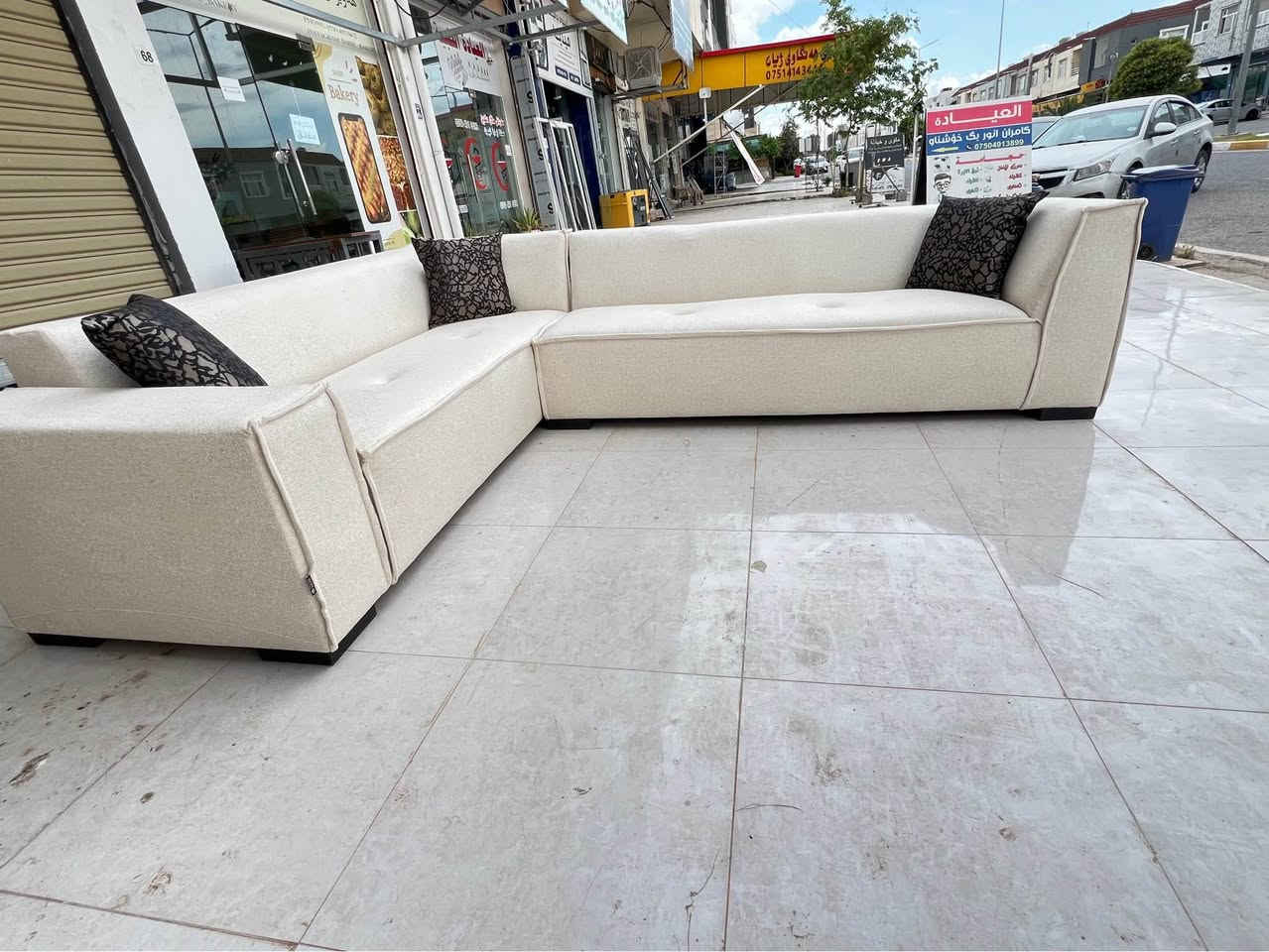 جديد 🪽 
كورنر تركي (6) مقاعد ماركة  England Home 🇹🇷
سعر 465$ ✅ 
قياس 250 في 300
للاستفسار فقط  واتساب ***********
يوجود توصيل 🚚 بغداد 150.000 الف أربيل, العراق
