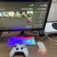 كل الي بالصورة للبيع اكسبوكس سيريس اس ويا جويستك اصلي وماوس وكيبورد وم...