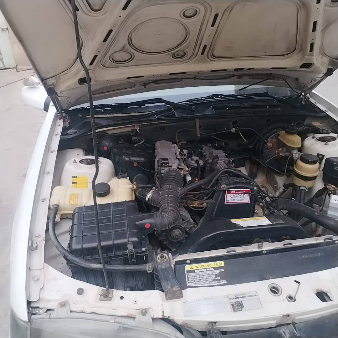 السلام عليكم
دايوبرنس فراشة ١٩٩٦ محرك ٢٠٠٠ مفتوح 
كير محرك كفالة. تبريد شغال. كهربائيات كلهة شغالة عدا الجام الخلفي . سيارة مصبوغة عام للجمالية فقط بيها طخة بلباب الخلفي اليمنة ورجعت بي دي ار وشوفة عينكم سيارة جديدة.. مكاني بغداد التاجي والسعر ٤٥ وبيها مجال 
ترهم مراوس مع الفرق زايد ناقص مو مشكلة
للتواصل  ***********
***********
