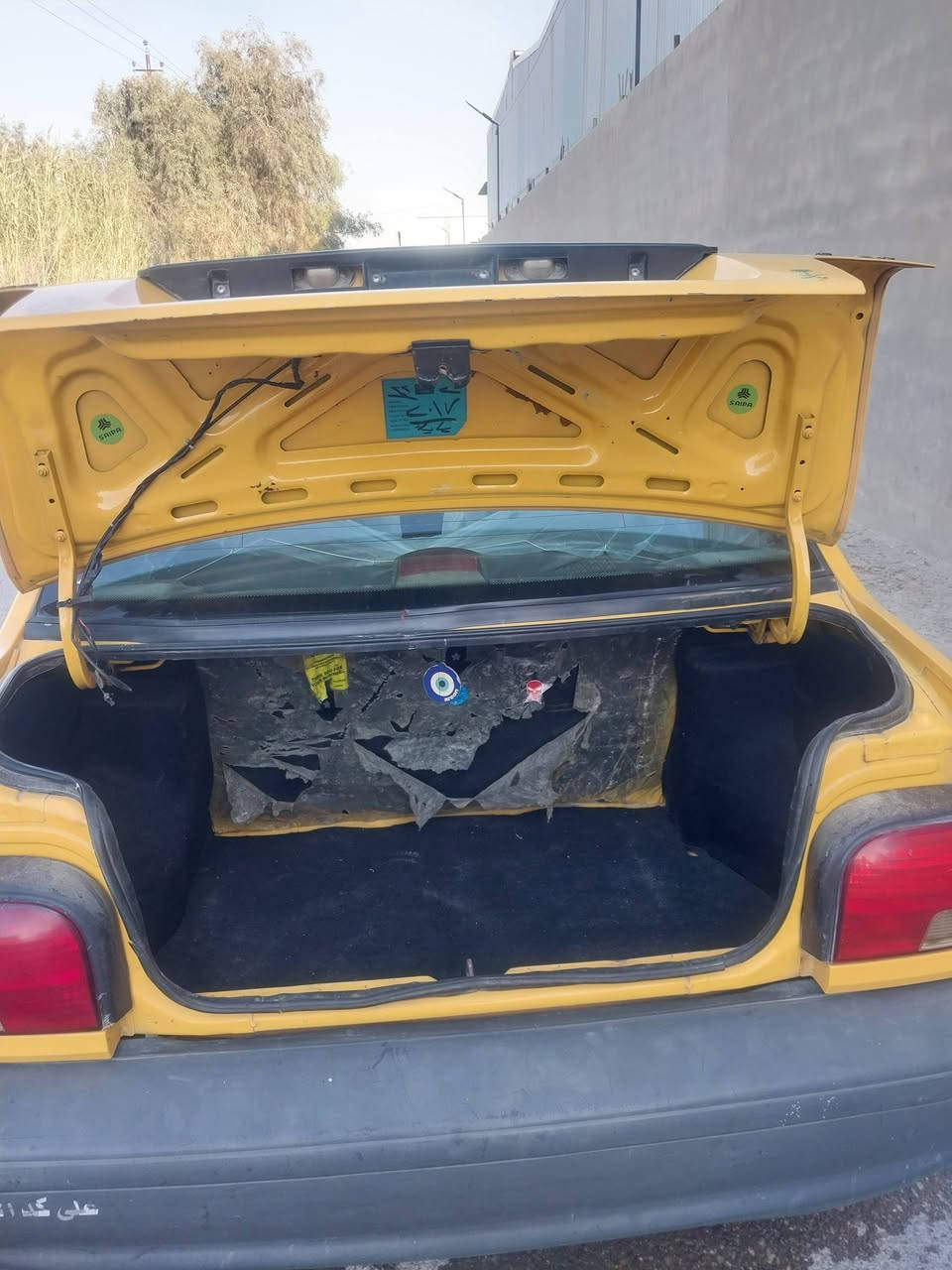 سلام عليكم عندي سايبه موديل 2017سياره مكفوله لاضربه ولا صبغ ولا تبديل مكفوله شواصي جديده  محرك كير مكفول تبريد ثلج صدر خلفي مامي جديد تخم تاير جديد رقم نكليزي سنويه جديده مصفره هيه وقرامات سياره خير من الله مامشتقله تكسي
العنوان بغداد رقم *********** تصل بيك خير ودلل 
سعر مناسب تصل على رقم مامتواجد على الفيس  مصولك كلشي حته مقطع مصولك حبيبي
