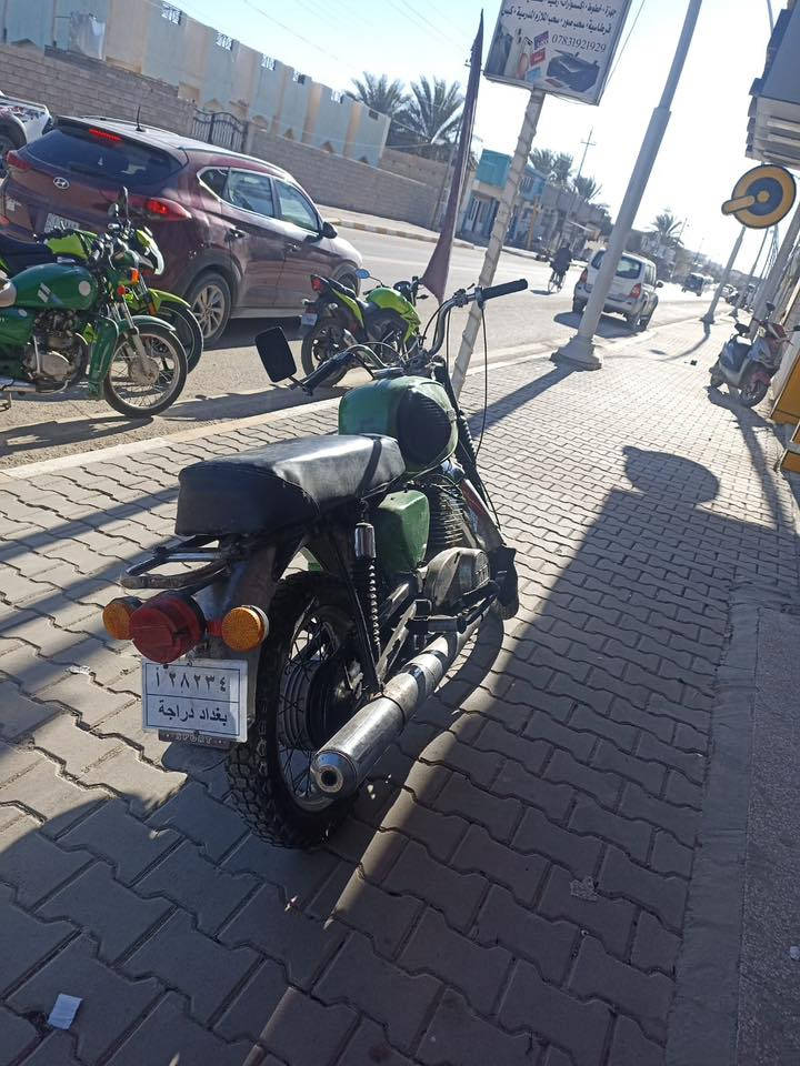 سلام عليكم دراجات امزت 81للبيع   وين ماريد شغل او رح ايستفسار عرقم *********** مكان الدراجات الأنبار ارمادي الصوفيه مقابيل فرع الجنابين
