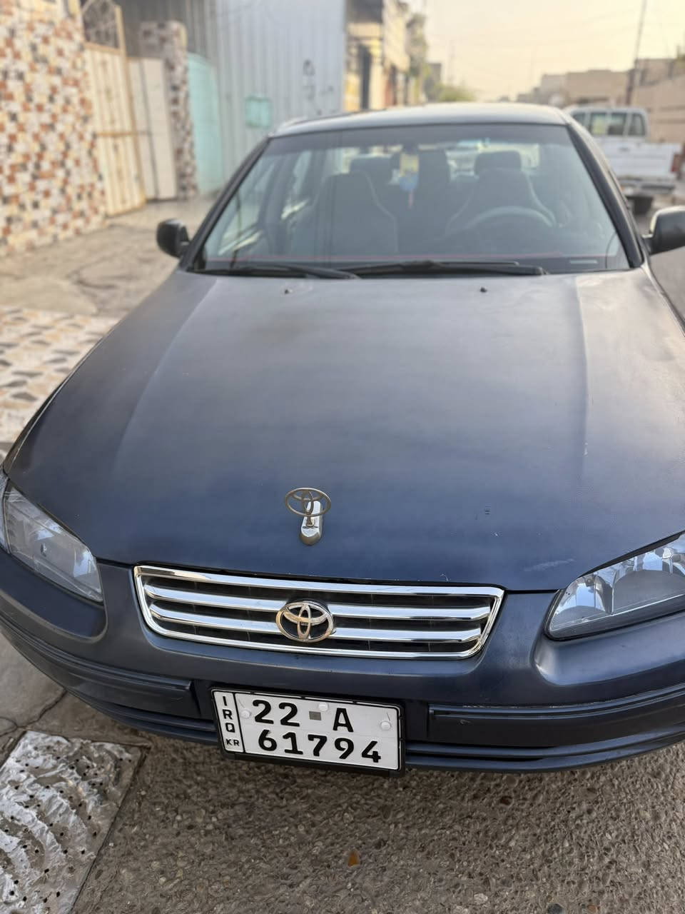 تحـيه طيبه
للـبيع 
سياره كامري 
موديلي 2002محرك ابو الكف
رقم اربيل انكليزي 
كير محرك مكفوله 
صدر امامي خلفي مكفول
كهربائيات مكفوله 
السياره خير من الله ربع مذبله كامله مكمله 
بيه فقط صبغ احزام 

مكاني صلاح الدين قضاء بلد 
اتواجد فقط على هاذه الرقم 
***********
