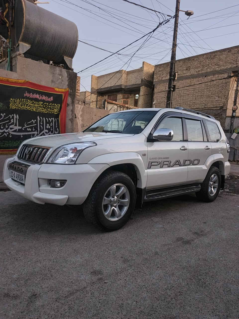 برادو خليجي 2008 للبيع
بيه صفحه مصبوغه 6سلندرxv4000
رقم بغداد انكليزي تحويل ثاني يوم
مرايه شفط سبير خلفي 
تدفئه تبريد ثلاث قطع
تدفئه بالكشين داخل الجلد شاشه كاميرا سبعه راكب
مكينه كير مكفول المكان سياره بغداد 
رقم الهاتف ***********
