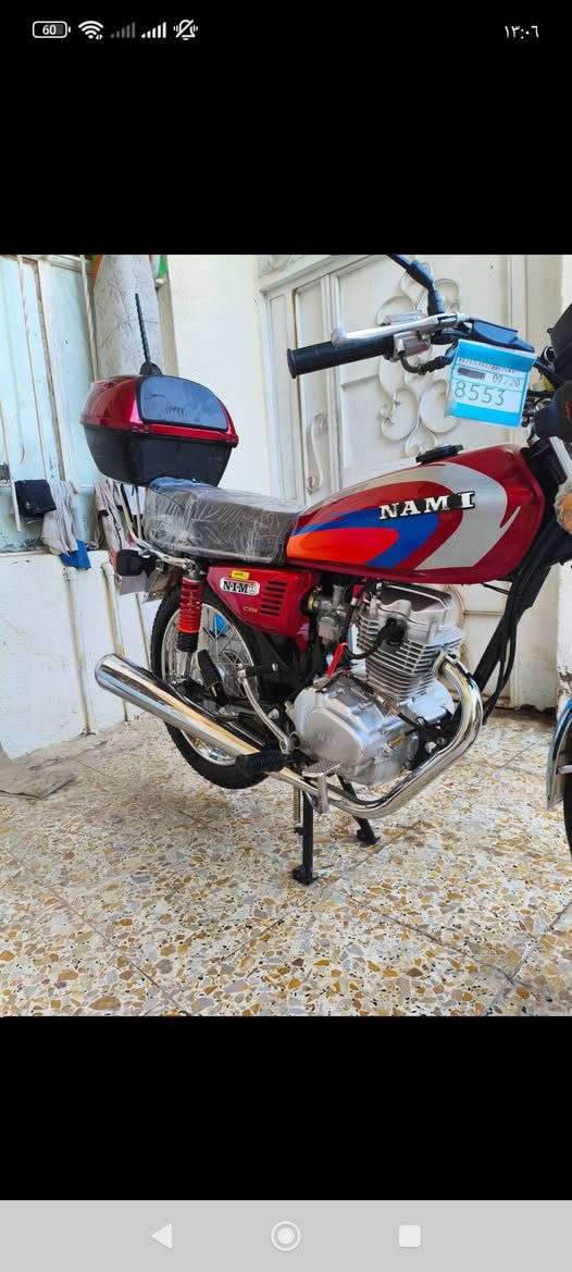 سلام عليكم دراجة نامه مديل ٢٠٢٦دراجة حيل جديدة سعر ٦٢٥وبيها مجال مكاني بغداد ابو غريب رقم هاتف بس واتساب ***********
