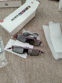 نظارات ثلاثية الأبعاد • قابلة للشحن • ١٤٤ هرتز