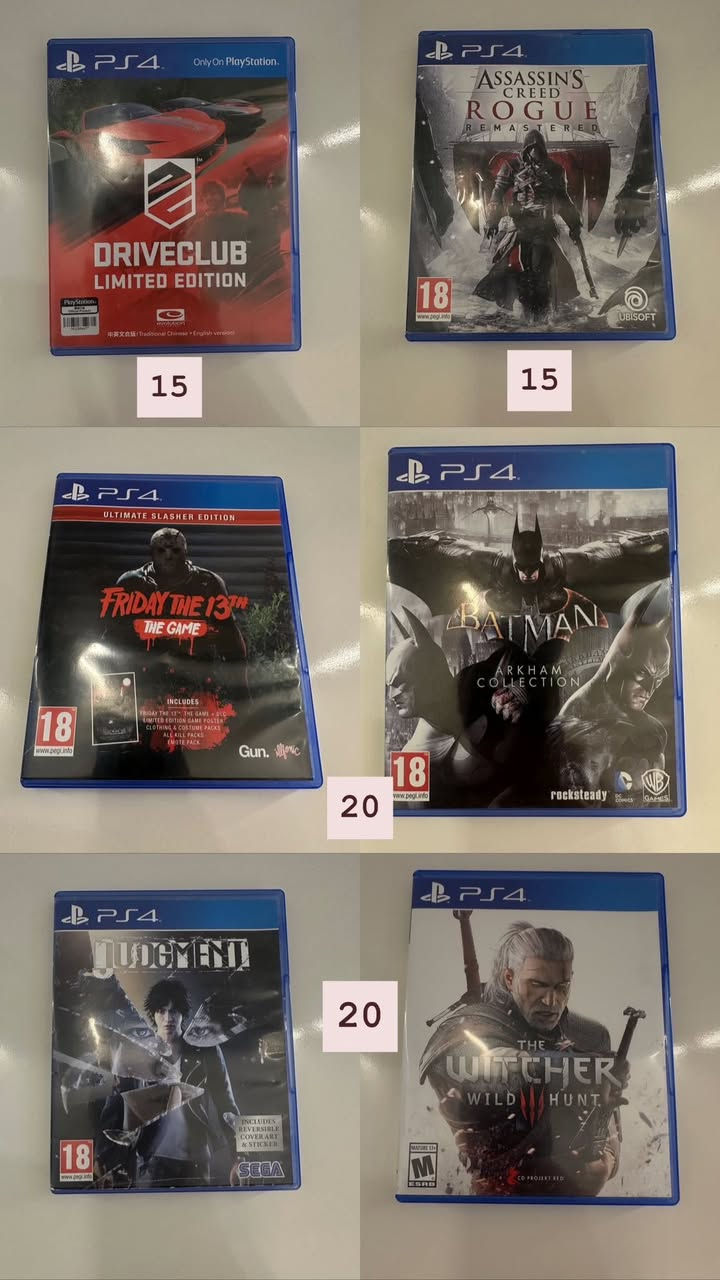 ⁨	اقراص ps4 مستعمل الاسعار داخل الصور والتوصيل لكل العراق 3 📦🤎⁩


**إذا كنت صاحب هذا الإعلان وتريد حذفه لأي سبب، رجاءا أرسل رسالة إلى الدعم الفني**