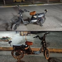 دراجة شحن • ماتور وبطارية جدد • سكريتر عاطل