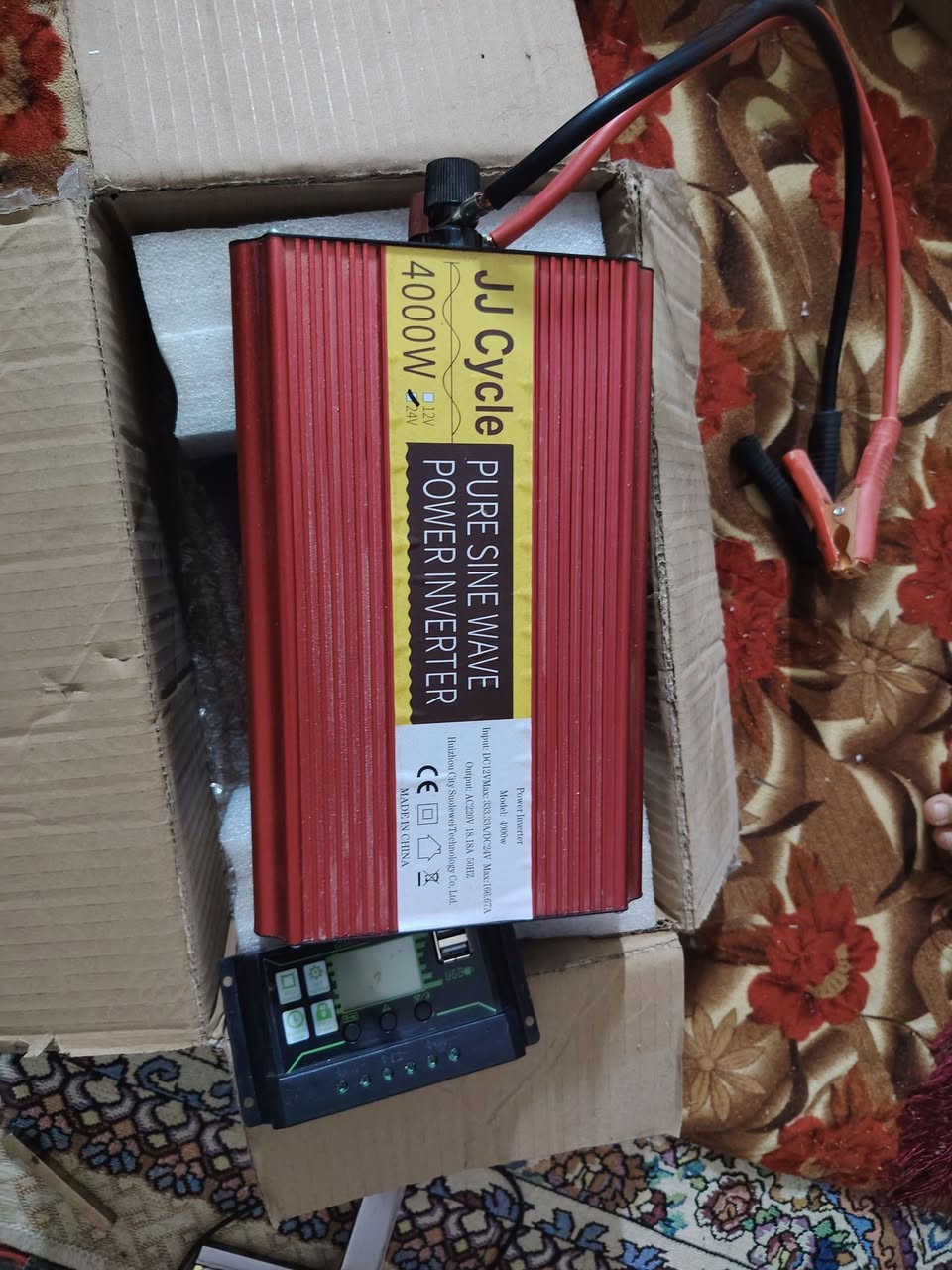 محولة جديدة ٢٤ فولت  تاخذ بطاريات ٢ و تنطي كهرباء وطنية ١٨ امبير
يجي وياها كونترول ينربط بيه لوح شمسي لشحن البطاريات


**إذا كنت صاحب هذا الإعلان وتريد حذفه لأي سبب، رجاءا أرسل رسالة إلى الدعم الفني**