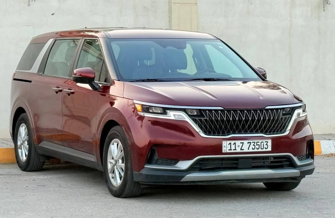 السلام عليكم   
كيا كرنفال 2023 LX وارد امريكي صور الحادث مرفقة
بل منشور السيارة ترقيم جديد بغداد بأسمي تحويل مباشر
المواصفات: بصمة / بصمة ابواب / تشغيل عن بعد
رادار امامي / رادار جانبي / كشنات جلد / كشن كهرباء
تدفئة كشنات / 8 راكب / 6 سلندر 3500
ماشية 36 الف ميل / هندبريك بصمة / اوتو هولد 
مود درايف / بيبان كهرباء / تحديد مسار / قيادة الية
حساس خلفي / ويل كب / اشاير بل مري 
امامي LED / لايت زنون / شاشة كبيرة / كامرة دوارة
فول تحكم ستيرن / 3 قطع تبريد مركزي / كشنات قلابة
بلوتوث / AUX / ABS / USB 
المكان بغداد الدولعي
للتواصل والأستفسار:***********
