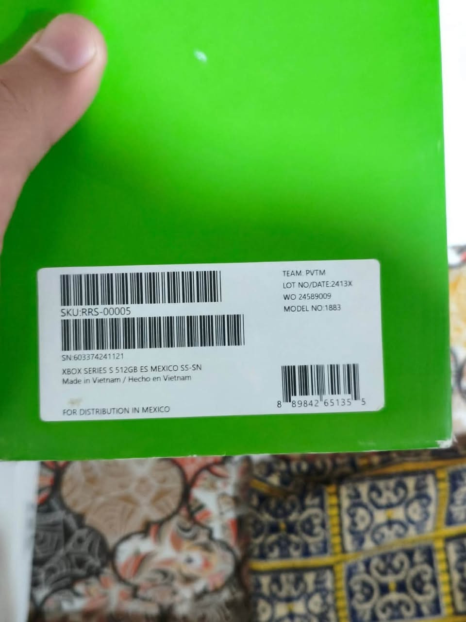سلام عليكم
سلام عليكم جهاز سيريس اس 2024 فيتنامي كامل ملحقات مامفتوح ولا مصلح ومستخدم فقط 10 ايام 
جهاز مع سماعه+ حساب+ جي تي اي محسنه اونلاين
مكاني كركوك سعر 455 قفل اخوان رجائاً 
رقم موبيل ***********
