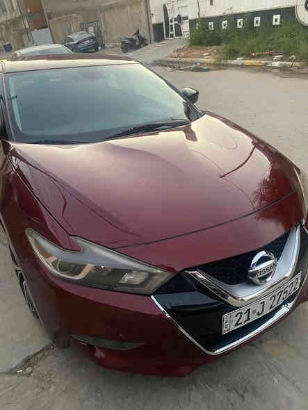 نيسان مكسميا موديل 2017
السياره حادثها امريكا صفحه جهة بصف السايق 
السياره كير ومكينه جديده 
مكينه 3600  6سلندر 
مصبوغه الجهتين 
اللون ماروني 
مكاني الكراده 
***********
السعر 12500$
