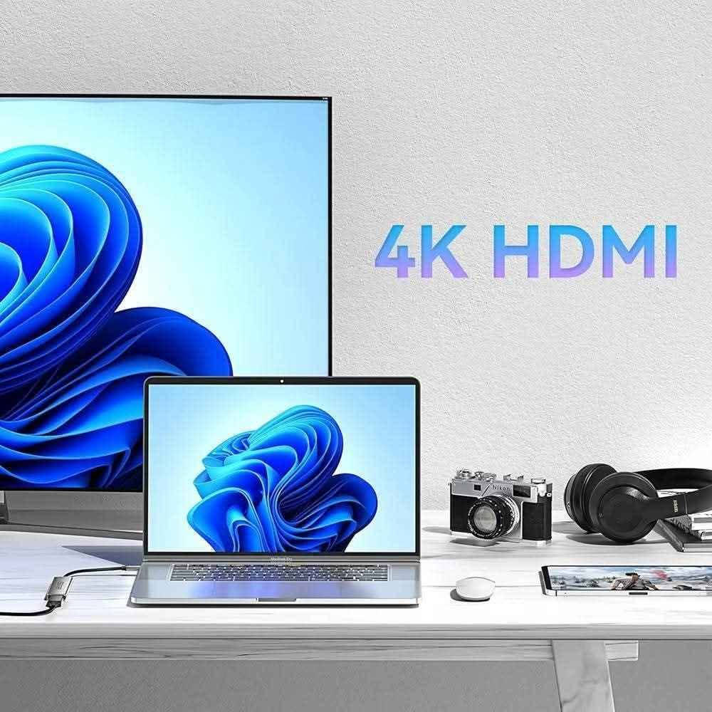 موزع منافذ ESSAGER 7-in-1 USB-C Hub، وهو جهاز مصمم لتوسيع منافذ الحواسيب المحمولة أو الهواتف الذكية التي تحتوي على منفذ USB-C.المواصفات والميزات الرئيسية:منفذ HDMI: يدعم دقة 4K بتردد 30 هرتز لتوصيل الشاشات الخارجية وأجهزة العرض.منافذ متعددة: يوفر منافذ USB-A لتوصيل الملحقات مثل لوحة المفاتيح، الفأرة، ووحدات التخزين الخارجية.قارئ بطاقات: يحتوي على فتحات مخصصة لبطاقات الذاكرة (TF/SD) لنقل الصور والملفات.منفذ USB-C: يدعم نقل البيانات أو توصيل الطاقة (PD) لشحن الجهاز أثناء الاستخدام.تصميم مدمج: يأتي بهيكل معدني متين من الألمنيوم للمساعدة في تشتيت الحرارة أربيل, العراق


**إذا كنت صاحب هذا الإعلان وتريد حذفه لأي سبب، رجاءا أرسل رسالة إلى الدعم الفني**