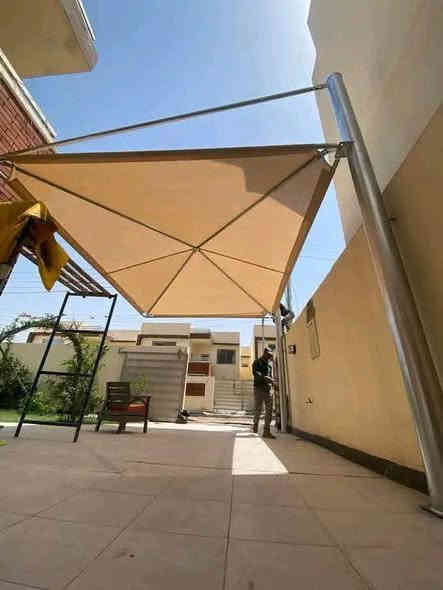 معمل الصادق سقائف كيسبان هرميه تخفيضات 
سعر  مظلات هرمية سعر المتر 40الف 
غطاء مظلات النت الأسترالي 🇦🇺 
المصنوع من منشأ وشركات عالمية  الأسترالية ضمان
  الأسترالي (5) سنوات  🇦🇺 10 year UV 
ويوجد أيضا الأسترالي نت  المطري🌧🌧 
✅️يحجم من الأشعة الفوق البنفسجية بنسبة ضل 95٪ ؜ 🌞
✅️يخفف من الحرارة (12) درجة 🫠
✅️يتحمل درجة حرارة  -30 درجة مئوية إلى +75 درجة مئوية 
✅️يتوفر الألوان جميعهم🟠🟡🟢🔵🟣🔴🟤⚪⚫ 
✅️مع هيكل مغلون مقاوم لصدأ 
✅️ التثبيت في المفاصل لوالب (براغي مغلونة) 🔩🔩
✅️ ضمان في الحديد أيضا، ويدوم لمدة ١٠ سنوات 
✅️ جميع القياسات متوفرة📏📐 
  ملاحظة القياس أقل من 20 متر تنحسب قطعي /اتصال/***********/***********
