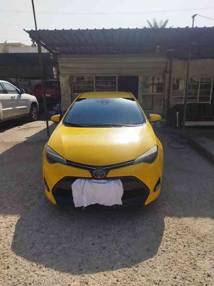 السلام عليكم كورلا وارد امريكي موديل 2018 حادثها جاملغ خلفي فقط وبالعراق دعامية  وحافة البنيد كما موضح بالصورة السيارة جاهزة تبريد تايرات صدر رادار وحجر بيئة بلادي موجود ويل كب بلادي
السعر 152
مكان السيارة /شهداء السيدية 
 للاستفسار الاتصال بالرقم /***********
