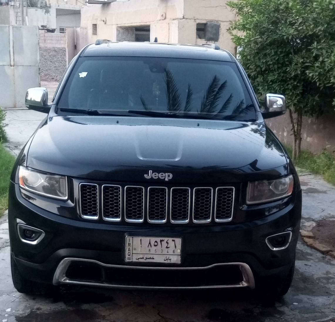 جيب كراند شيروكي وارد امريكي لمتد فول مواصفات 1/1
موديل  2016 رقم بابل محرك 6 سلندر 3600
المواصفات : 
بصمة 
فتحة سقف 
تشغيل عن بعد 
شفتات ستيرن 
كير ماوس تحكم  وضعيات قيادة
كامره خلفية دوارة
إطفاء ذاتي اثناء التوقف 
حساسات خلفية 
جنطة كهربائية
تحكم مري
شاشة كبيرة
تدفئة بدركة الستيرن والكشنات
كشنات تحكم كهربائي جهة السائق وعكس السائق
كشنات جلد 
كروز مثبت سرعه
سنوية باسمي تحويل  مباشر
حادثها كرد صفحه عكس السايق بدون دواخل وبيها جاملغ جهة السايق صبغ اثر جراد السونار مرفق مع الصور 
مكان السيارة بابل المشروع 
السعر : 168$ وبيها مجال بسيط
رقم الموبايل:  / ***********

