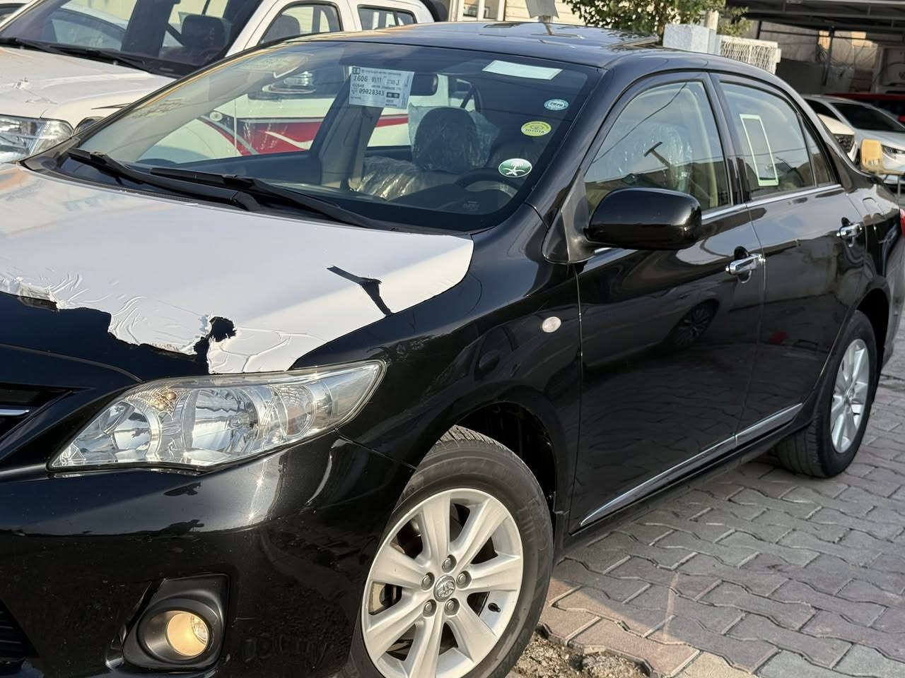 سلام العليكم للبيع تويوتا كورلا 2013 خليجي 
فول عدا جلد فتحه محرك 1.8 
5 ويل كب بلادي 
108 ماشيه مكفوله من بارد وصبغ
عدا جراد قليل بسكف 
رقم سنويه كله جديد 
السعر 145$ بي مجال 
العنوان ديالى خانقين 
للاستفسار ***********
