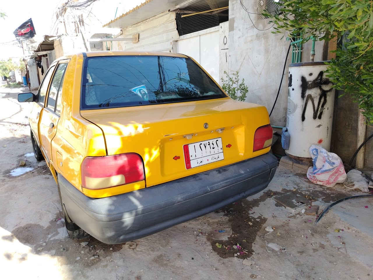 سلام عليكم سايبه ١٨ صفره رقم كربلاء بيها بس جاملغ الماي ابدل والباقي كله تمام من كير مكينه جديد حداديه تخم تاير باتري كهربايات كله شغاله تبريد السعر ٣٦ وبها مجال ***********
