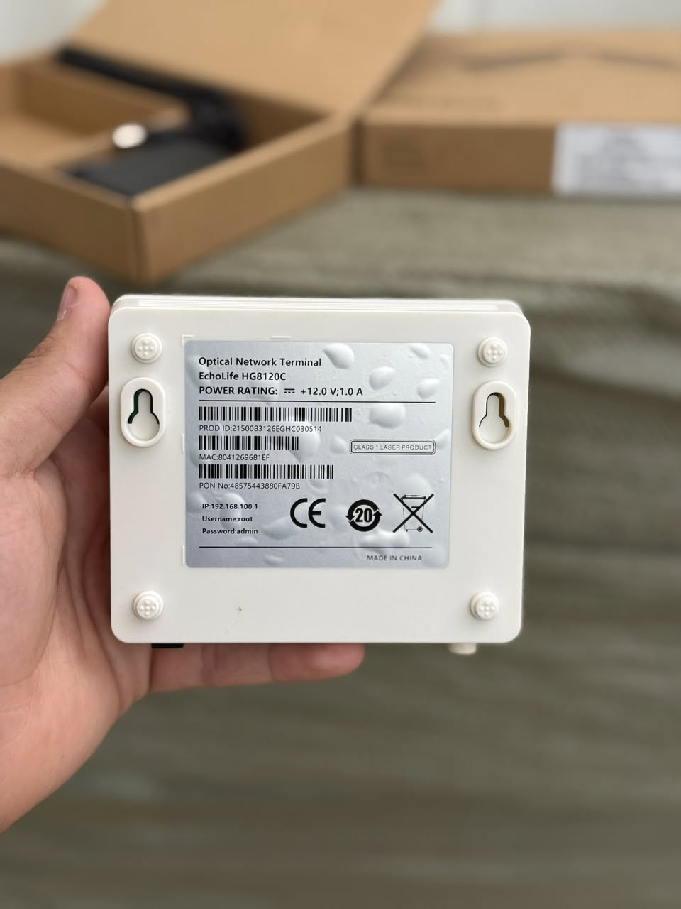 🔥 تحويلة ضوئي أصلية + كيبلات ضوئي من ماستر فايبر
📡 ONU 1G XPON – HG 8120C
🔌 2 Port LAN –  الواجهة الزرقاء أداء ثابت وسريع

💰 السعر: 8,000 دينار فقط
—-
كيبلات ضوئي دروب كيبل 
من 30m الى 200m 
دبل تسليح 

✅ يدعم جميع الشركات
✅ يعمل على كل بدالات OLT

📲 للحجز والاستفسار:
***********
***********

📍 العنوان: النجف – حي الزهراء

#FTTH #المشروع_الوطني_للإنترنت #كيبل_ضوئي #انترنت_سريع 😂 #ماستر_فايب
