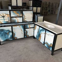 كاونتر مترونص • سنك ١٢٠سم • توصيل مجاني بغداد