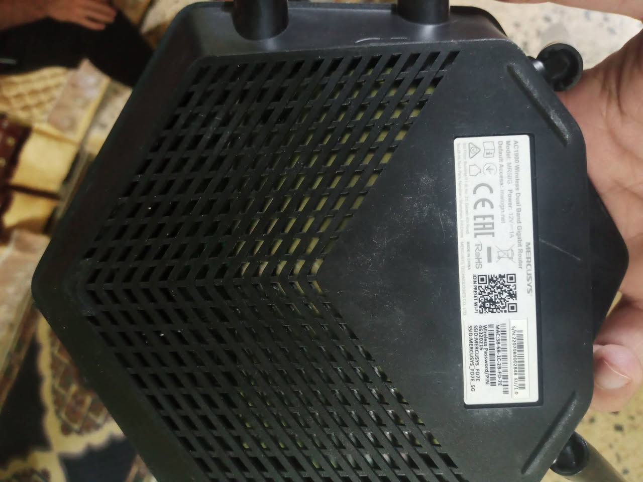 راوتر للبيع نضيف استخدام قليل
AC1900


**إذا كنت صاحب هذا الإعلان وتريد حذفه لأي سبب، رجاءا أرسل رسالة إلى الدعم الفني**