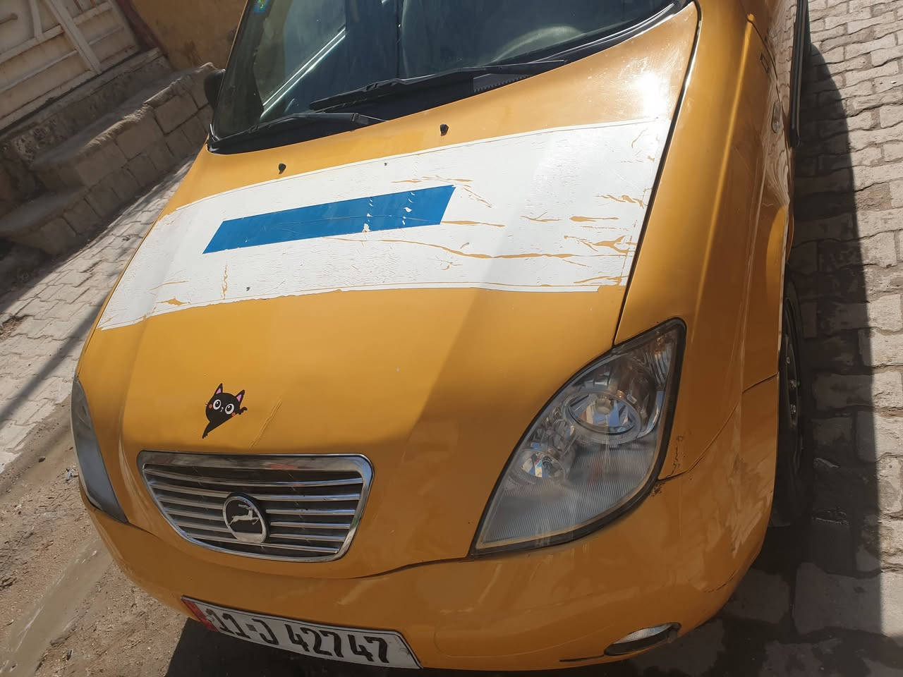 يا الله اسلام عليكم سياره طيبه 15 سياره نضيفه خير من الله تخم تاير صال سبوع من شديته  صدر البارحه شديته جديد بسمي مصفره من كلشي مابيهه ضربه سعرهه 37وبيهه مجال رقمي ***********خاص موجود
