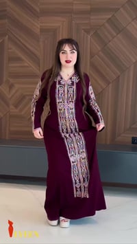 دشداشة كشمير • تطريز ستراس • اقل طلب درزن