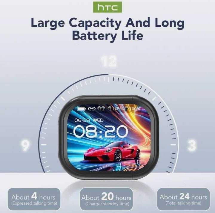 #سماعات أصلية من HTC 
موديل NE20
#بسعر 25 الف 

أهم المميزات :

* الترجمة الذكية : تدعم الترجمة الفورية لما يصل إلى 140 لغة عالمية، مما يجعلها مثالية للسفر والأعمال.

* شاشة ذكية ملونة: تأتي علبة الشحن بشاشة LCD تعمل باللمس (بقياس 2.01 بوصة في بعض الإصدارات) تتيح لك التحكم في الموسيقى، والرد على المكالمات، وضبط الإعدادات مثل الإكولايزر (EQ) مباشرة دون الحاجة للهاتف.

* جودة الصوت: مزودة بمحركات ديناميكية (13 مم) وتدعم تقنية إلغاء الضوضاء المحيطة (ENC) لضمان نقاء المكالمات.

* الاتصال: تستخدم احدث تقنية بلوتوث 4.5 لضمان اتصال مستقر وسريع، مع دعم الاتصال بجهازين في وقت واحد. 

* مقاومة الماء: حاصلة على تصنيف IPX4 أو IPX5 مما يجعلها مقاومة للعرق ورذاذ الماء.


**إذا كنت صاحب هذا الإعلان وتريد حذفه لأي سبب، رجاءا أرسل رسالة إلى الدعم الفني**