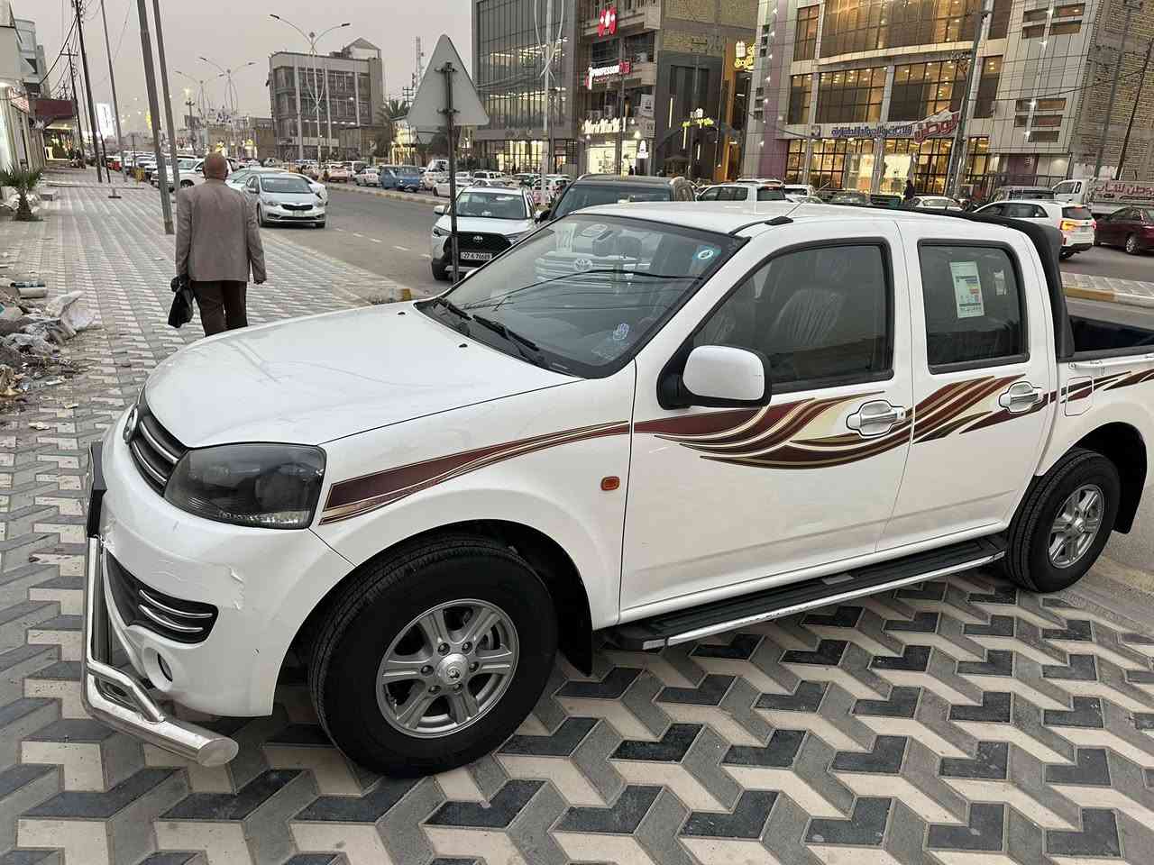 كريت وال للبيع
سياره جديده موديل 2021 تخم تايرات جديد مكينه وكير كفاله المواصفات كشنات جلد اسود كامرتين خلفيه واماميه 
شاشه بيه ضربه ب البدي والباقي كله مكفول تبريد وتدفئة 
رقم السياره مثنى ومكان السياره ناصريه مركز السعر 105وبيه مجال 
للتواصل على الرقم ***********مامتواجد على فيس
