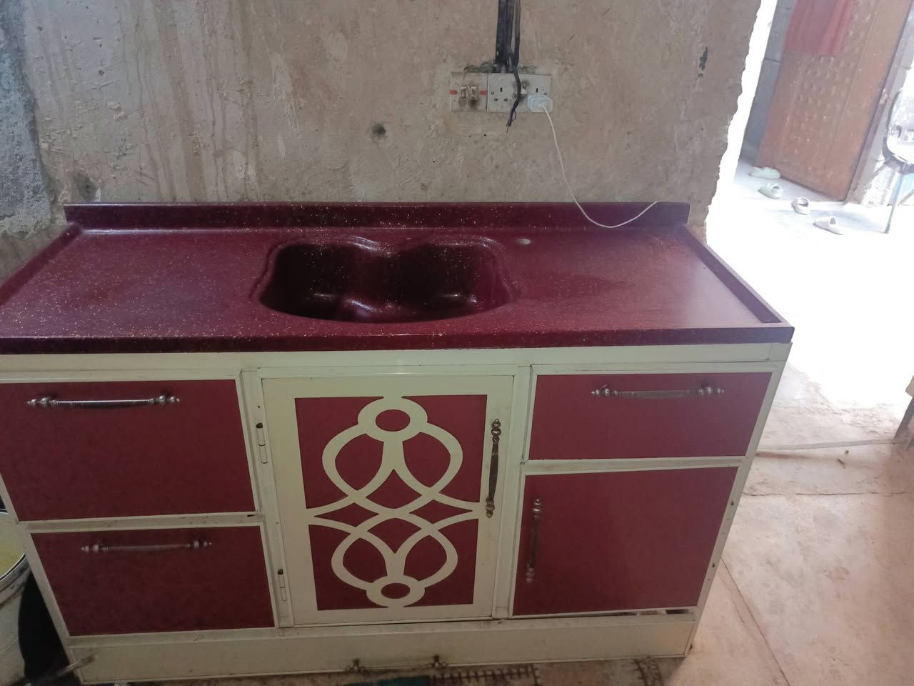 كاونتر ثلاث قطع وسنك مرمر تزكام سعره 500 وبي مجال وهذا رقمي***********
