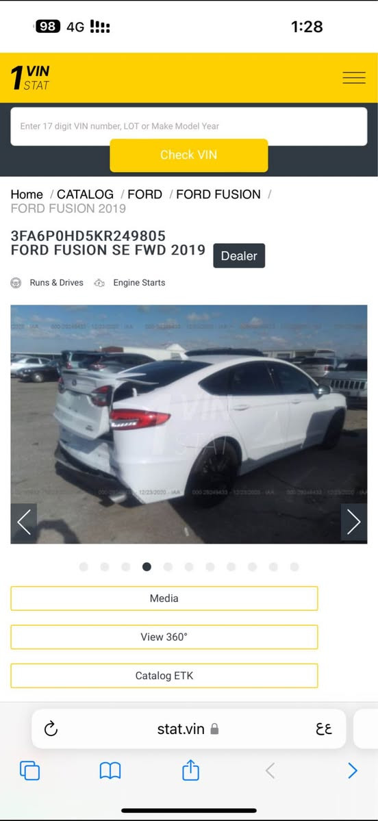 فورد فيوجن موديل 2019
محرك توربو 1.5 
بصمة 
شاشة كبيرة
شاشات داخل دشبول
حساسات خلفيه و كاميرا دوارة
داخل لونين جلد وكنتارة بلادي 
كشنات كهربائي 
تحكمات ستيرن 
رادار امامي و جانبي و نقطة عمياء
تحديد مسار و توقف ذاتي
كار بلي
اوتو استوب 
نظام سرعة كير سبورت بريك ئوتو 
لايت اوتو 
ليد نهاري و بلاجكتور
تحكم جامات من بعد
تبريد خلفي
گير و محرك و كهرباء كلها شرط 
الوسائد الهوائية للسيارة كلها سليمة
ماشي 89  ميل
تخم ويل black hop 
ضرر السيارة بس دعاميات وكم مكان بارد
السعر 127 ورقة 
*********** موصل, نينوى
