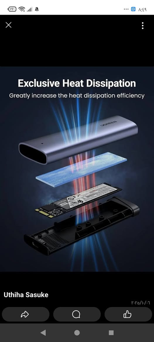 رام هارد ماركة يوكرينيوجرين، 10 جيجابايت في الثانية M.2 SSD إلى محول/قارئ USB، حاوية


**إذا كنت صاحب هذا الإعلان وتريد حذفه لأي سبب، رجاءا أرسل رسالة إلى الدعم الفني**