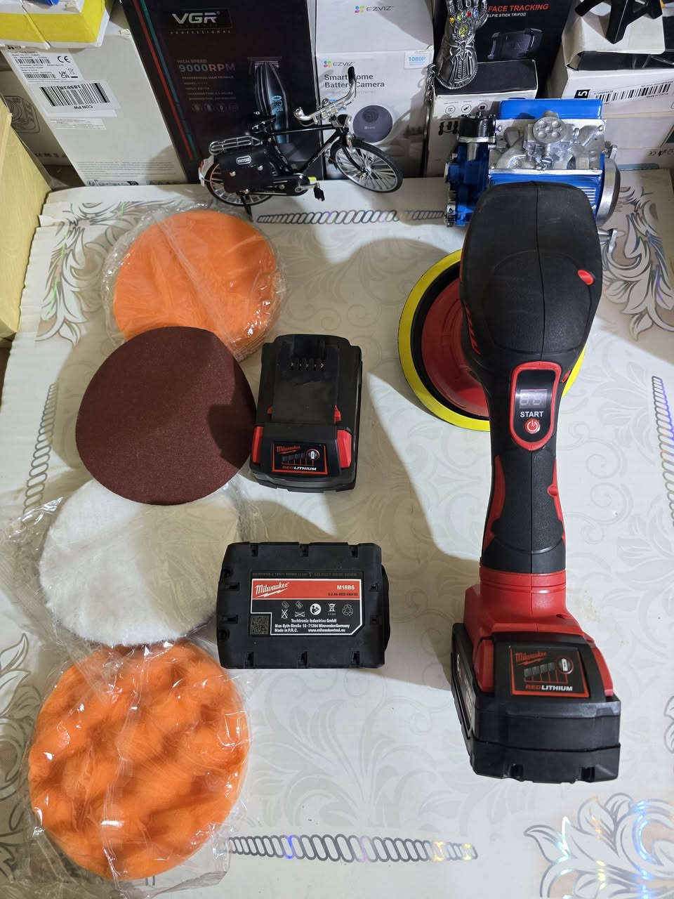 سلام عليكم ورحمة الله وبركاته 
عظم الله اجورنا واجوركم بشهادتة امير المؤمنين علي ابن ابي طالب عليه السلام 
متوفر قطعتين فارة غسل شحن ماطور برشلز مع منعمة تستخدم لصباغين او اهل الكماليات ماركة ميلوكي نقض شاحن بس كلمن وسعرة


**إذا كنت صاحب هذا الإعلان وتريد حذفه لأي سبب، رجاءا أرسل رسالة إلى الدعم الفني**