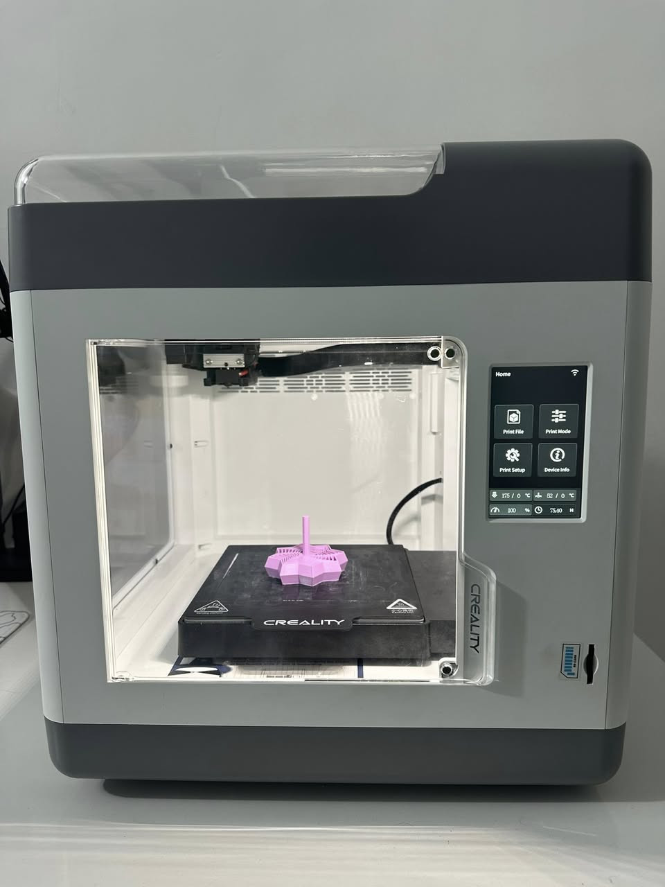 للبيع طابعة 3D كريالتي Sermoon V1 بسعر 350,000 د.ع 💥

🔹 الطابعة خاصة بالفلمنت العادي PLA و TPU، ABS, يعني تكدر تطبع مجسمات بلاستيكية متينة ومرنة.
🔹 راح تگدر تاخذ بكرة فلمنت TPU و PLA Silky مجانا وياها 🎁
🔹 عدتها كاملة، يعني كلشي جاهز للشغل فوراً.
🔹 الطابعة سهلة الاستخدام حتى للمبتدئين
🔹تجي بشاشة لمس بحجم 4.3 انش وحجم طباعه 175x175x165 mmو wifi يعني تحكم عبر تطبيق عن بعد

📩 للمهتمين راسلوني على الخاص قبل ما تنباع 👍


**إذا كنت صاحب هذا الإعلان وتريد حذفه لأي سبب، رجاءا أرسل رسالة إلى الدعم الفني**