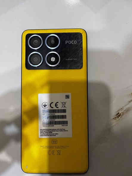 سلام عليكم  جهاز بوكو اكس 6 برو 5 جيي
نضافته100/99 نضيف كلش زلغ مابي

ذاكره 512 عشوائية 24 يعني فول 

كامل ملحقات كلهن شاحنته 67 واط الاصليه مالته نص ساعه يفولل

ببجي 90 فريم شرط 

للبيع او مراوس سعر 265 قفله  من الاخير
تواصل واتساب فقطط ***********

مكاني رميثه
