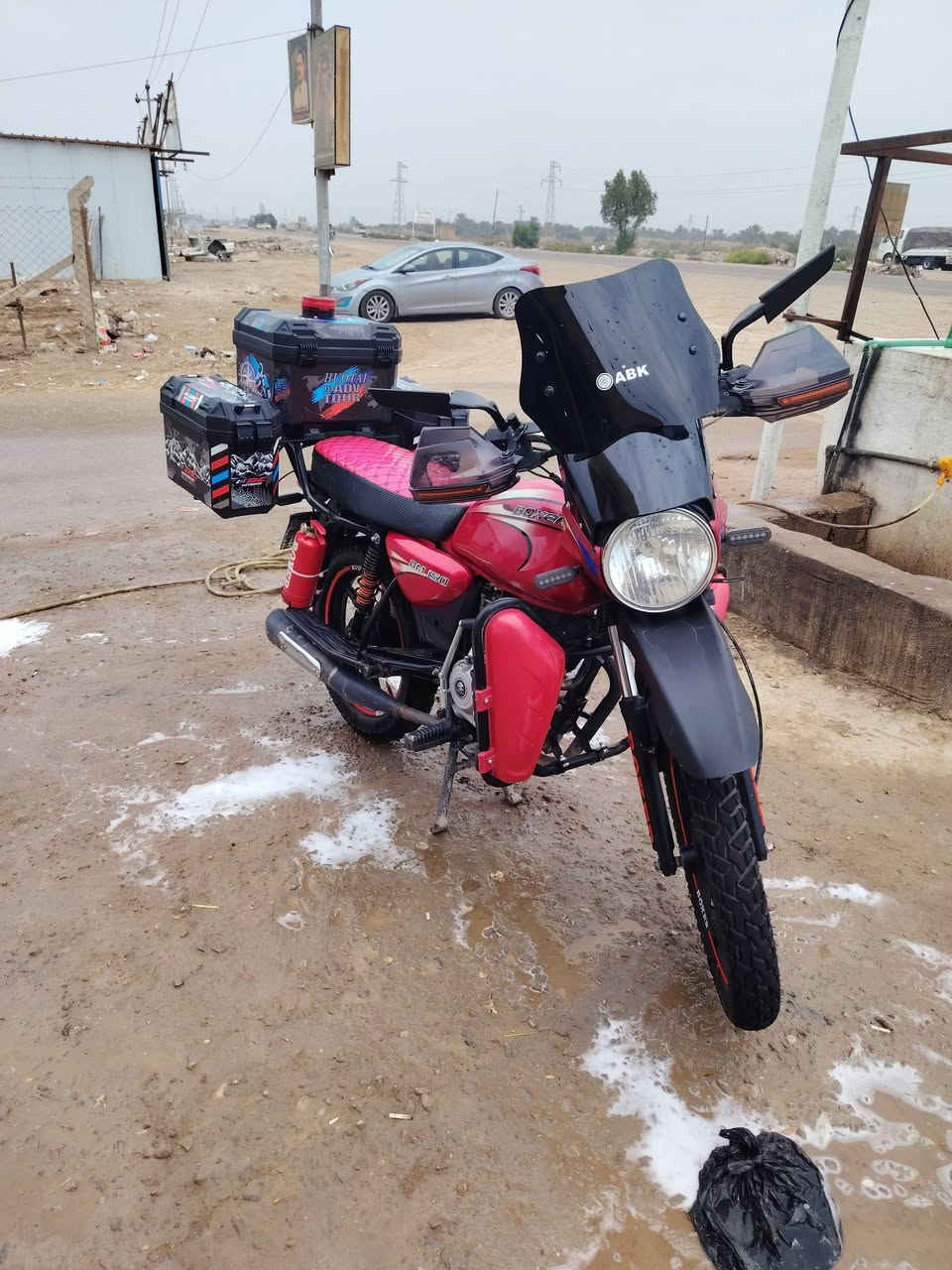 السلام عليكم دراجه بوكسر مديل 2021 سنويه ولوحات مجفت بلاد اصلي دراجه مجهزه تجهيز ترحال كامل السعر 1700 بيه مجال بصيط مستعجل ع البيع مكان شطره اتصل ***********
