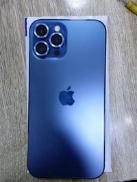 Pro max 12 100بطارية  نموذج M ذاكرة 256  جاهز مبدل بطارية اصلي فيس ايد...