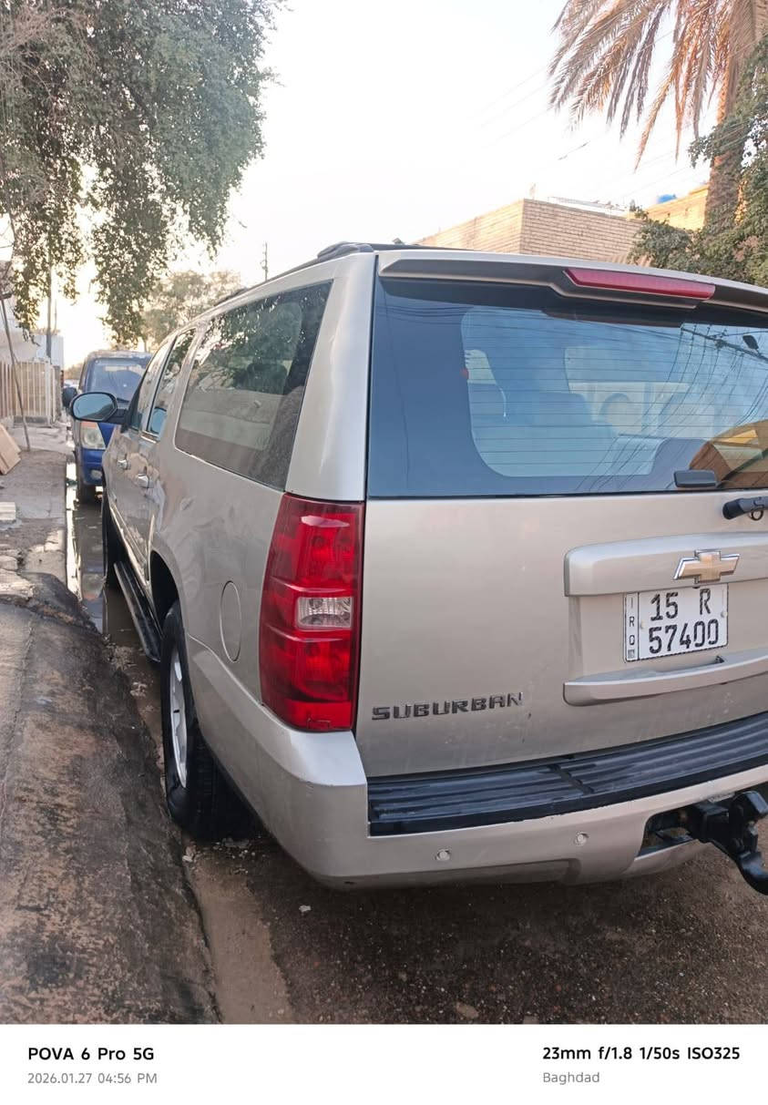 "بسم الله الرحمن الرحيم "
«السلام عليكم»
سيارة تاهو موديل:-2009
لون:- شمباني
حادثها:- باب الصدر والي وراه
رقم إنگليزي :-أنبار مشروع وطني
السيارة ب أسمي
جاهزة ب فضل الله من كلشي كاملة مكملة مابيها نقص برغي
ثاني يوم تحويل للأمانة مصبوغة جمالية إثر جراد
عنوان السيارة:-بغداد
السعر:-155$ قابل للتفاوض شي بسيط
للإستفسار على:-  *********** أبو رسول
