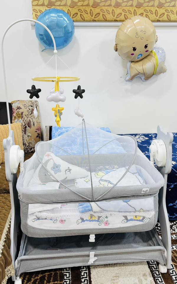 للبيع 🔴
سرير طفل مامستخدم نهائي كلو شغال من ناحية الصوت الاضائة الالعاب ماعدا الهزاز عاطل من اشتغيتونو عاطل وانا مااعرف بينو السعر 100 الف…
للاستفسار هذا الرقم ***********
