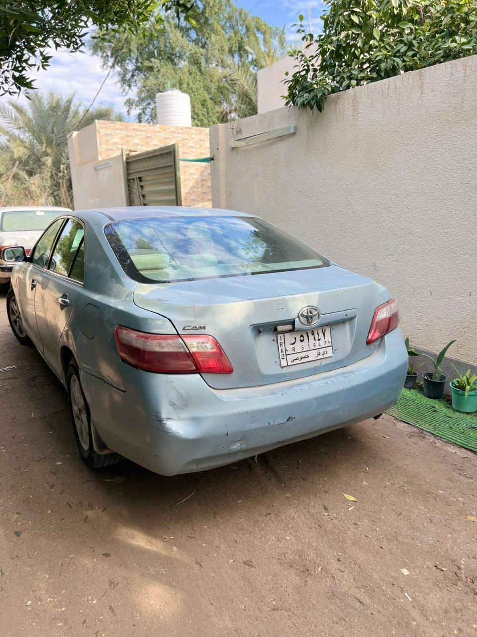كامري 2007
السياره مكفوله من العيب الشرعي ومن الضربه القويه 
گير جديد مكينه جديده 
حداديه 70% تايرات جدد سياره جاهزه 
سعرها 70 ورقه وبيها مجال 
مكان السياره ذي قار 
رقم الهاتف ***********
