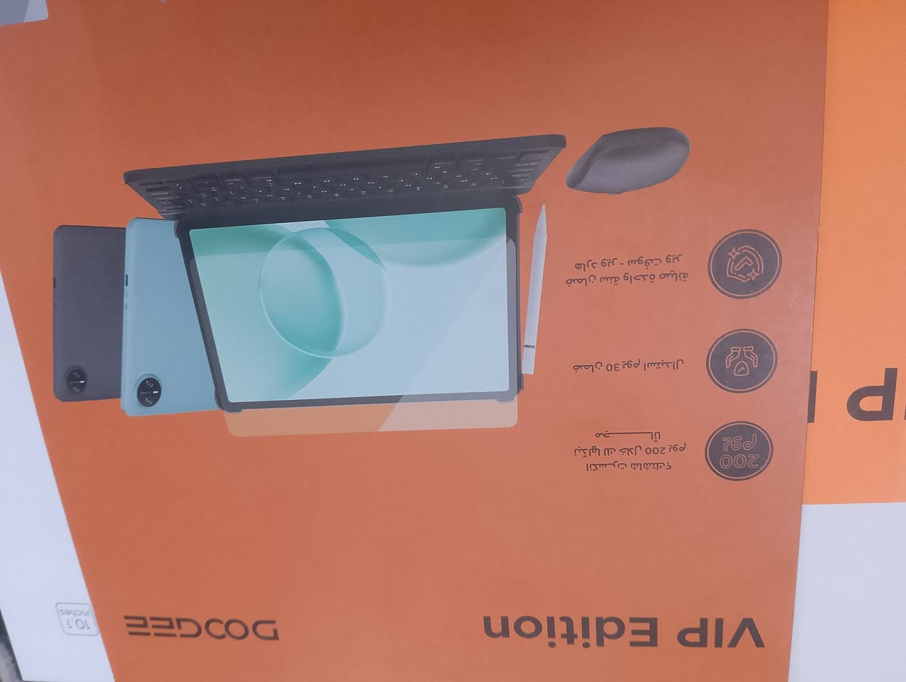 يوجد تاب A9 برو إصدار VIP
استخدام شهرين 
تاب خاص للعاب والدراسه 
أندرويد 15

يعمل بواسطة
بطارية كبيرة 6580 مللي أمبير
شحن سريع 10 وات
الذاكرة: 128 جيجابايت روم (حتى 2 تيرابايت) + 4 جيجابايت رام (حتى 20 جيجابايت)
الكاميرا الأمامية: 5 ميجابكسل
الكاميرا الخلفية: 8 ميجابكسل
الشبكة: واي فاي 2.4 جيجا هرتز/5 جيجا هرتز
الاتصال: بلوتوث 5.0/واي فاي
مكاني بغداد حي اور 
رقم الهاتف ***********يوجد واتساب
سعر قيم وخذ مستعجل ع بيع
