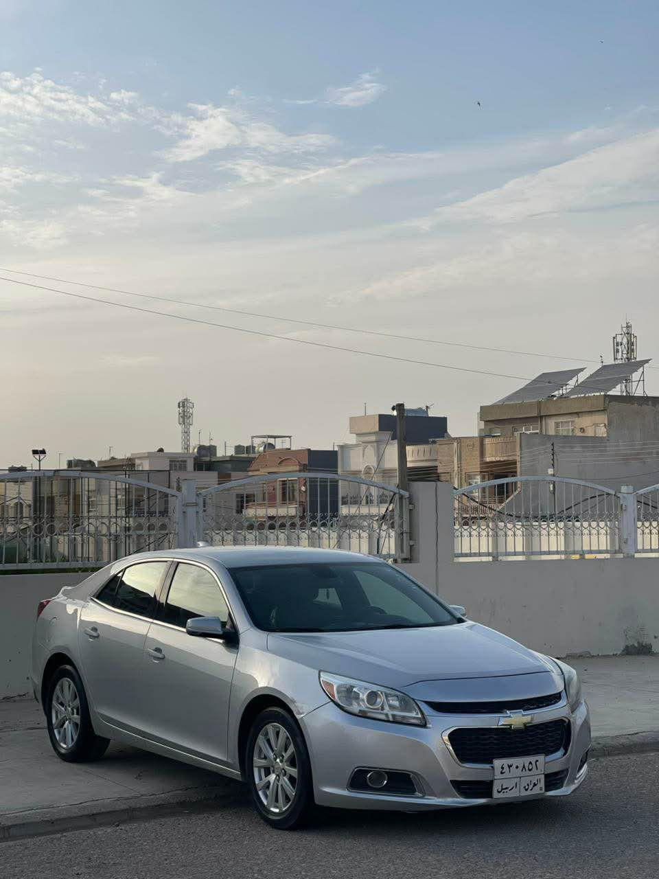 شۆفرلێت مالیبۆ 
مۆدێل ٢٠١٦ مواسەفات LT
مەکینە ٢.٥ تەنەفس تەبیعی
داشبوڵ لیدە
کوشن سەکن و سایەق کارەبایە
شاشە قاسەیە
تەحدید سورعە 
گێڕ تۆماتیک و عادی
ئۆتۆستارت ستۆپ
ئاوێنە دژە فول
سندوق بەسمە
کوشن نیو جلد
تازە فحص و هەزەم بۆ کردووە
عەدەسە و لایت زینۆن
چوار تایە و پاتری تازەیە 
حادیسە:- تەنها یەک پارچەی بۆ یاغە بێ ژوورێ بێ ئێڕباگ
نرخ:77 وەرەقە
ژ.م:*********** أربيل, العراق
