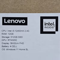 لينوفو LOQ ١٥ • RTX 3050 • ١٢ جيجا رام