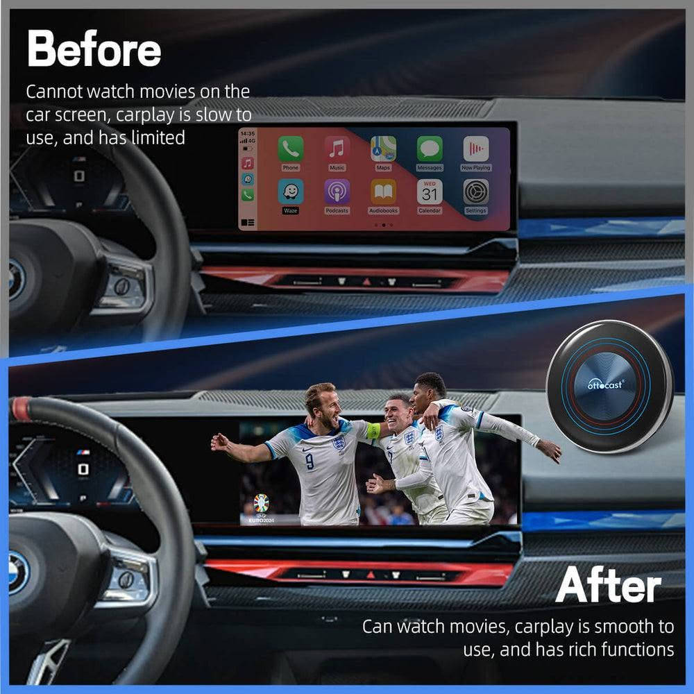 كار بلي OttoAibox i3 Al Box من شركة Ottocast عملاق سيارات ال BMW ويعتبر افضل كار بلي في العالم لشركه BMW 💯

النسخة الي عندي : PCS46-JB2 هي النسخة الاوراسية الي تجمع بين اوربا و الشرق الاوسط تعتبر نسخة مميزة جدا .. تشتغل على كل الشبكات بالعراق وتدعم ال4G ..✨️

💡أهم المواصفات والمميزات 💡

♦️نظام التشغيل: يعمل بنظام Android  حديث يوفر واجهة سلسة وسريعة.
♦️الأداء والسرعة: مزود بمعالج ثماني النواة Qualcomm Snapdragon (QCM 6125) ) مع ذاكرة عشوائية (RAM) سعتها 8 جيجابايت لضمان أداء مستقر بدون تعليق.
♦️التخزين: ذاكرة داخلية (ROM)  128 جيجابايت، 
مع إمكانية إضافة بطاقة ذاكرة خارجية Micro SD.
♦️الاتصال: يدعم تركيب شريحة اتصال SIM مدمجة لتوفير إنترنت مستقل وجعل الجهاز يعمل كنقطة اتصال (Wi-Fi ) داخل السيارة.
♦️بث الفيديو والترفيه: يتيح لك تحميل وتشغيل تطبيقات بث الفيديو مثل Netflix و YouTube و TikTok من متجر Google Play مباشرة على شاشة السيارة
.
.
(جديد لوك غير مستخدم )
الاعتماد كارت اسيا او تحويل سوبر كي 
#تابع_منشورات_الصفحه
.
.


**إذا كنت صاحب هذا الإعلان وتريد حذفه لأي سبب، رجاءا أرسل رسالة إلى الدعم الفني**