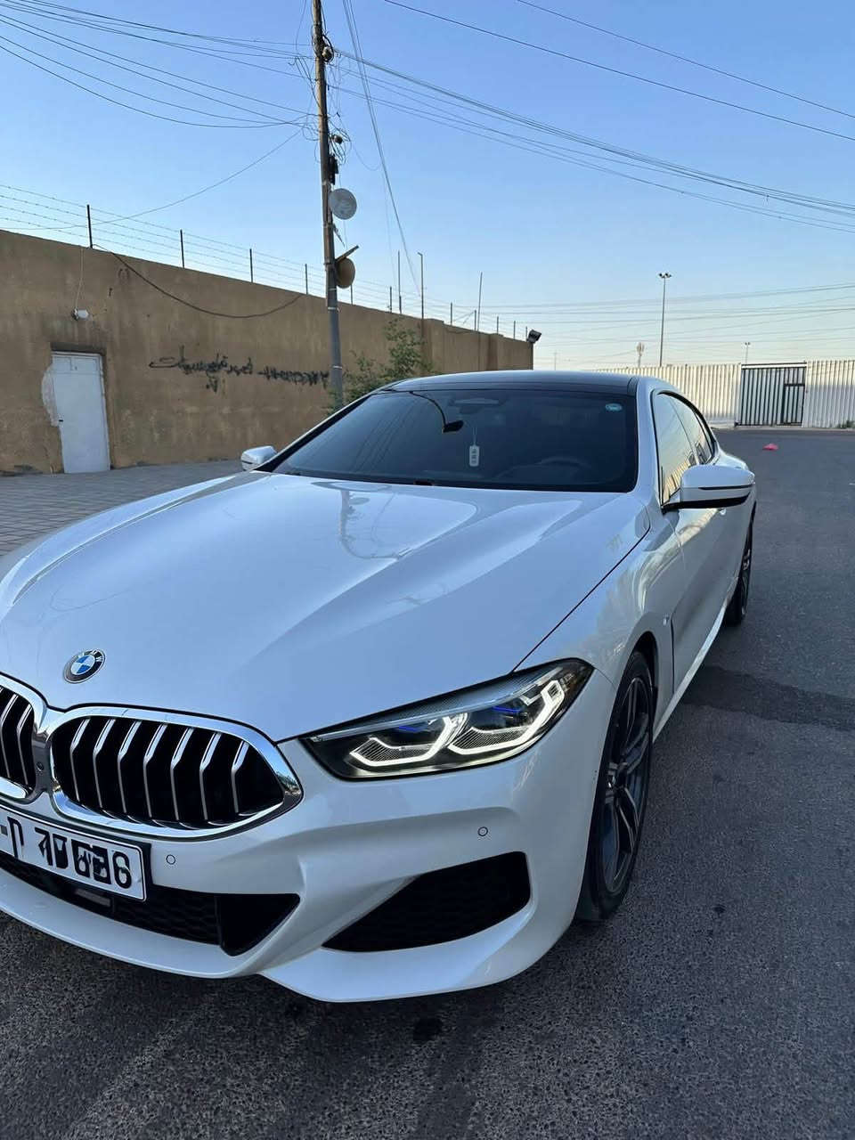 السلام عليكم
السلام عليكم 
Bmw 840i 2022 وارد الماني 
كت ام بور
لون ابيض صدفي  
رادار امامي تفاعلي
لايتات ليزر متحرك (مواصفات خاصه)
ابواب شفط
كامرات 360
رادار امامي + جانبي + خلفي
مقاعد تدفئه + ستيرن 
داخل لون اسود
اناره داخليه متغيره 
تاير خلفي متحرك (طلب خاص)
كزوز M اوردر 
دسكات M لون ازرق اوردر
احزمة السيارة اكتف 
السيارة بصمتين عادية + شاشة 
‎كير كرستال 
‎سستم صوت هارمن كاردن محيطي
‎تبريد 4 مناخات 
‎درايفنك اسست 
‎بارك اسست 
‎بروجكتر عرض معلومات 
‎جستر كونترول نظام الايماءات 

وايرلس كار بلي + اندرويد اوتو
دخول ذكي 
شاحن لا سلكي
محرك 6 سلندر b58 اكس درايف 
رقم اربيل ماشيه 60 الف كيلو
بدون حادث فقط pdr صغير 
باج تضليل فعال مدة سنة
السيارة باسمي تحويل ثاني يوم
السعر 55000 و بيها مجال
***********

