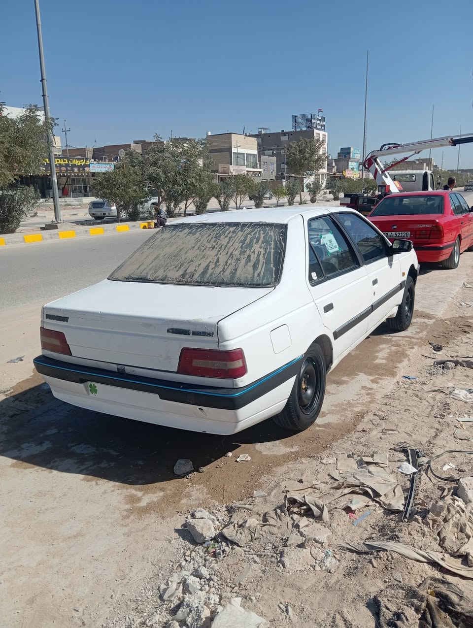 السلام عليكم بيجو 405  موديل 2009 رقم بغداد نكليزي مشروع وطني مكينه فرنسي مكفوله كير مكفول حداديه جديده تبريد وي سويج منظومه كامله جديده دواخل جديده تخم تاير سياره جاهزه لآخر حبايه سعر 35 وبيها مجال مكاني نداء رقم مبايل ***********
