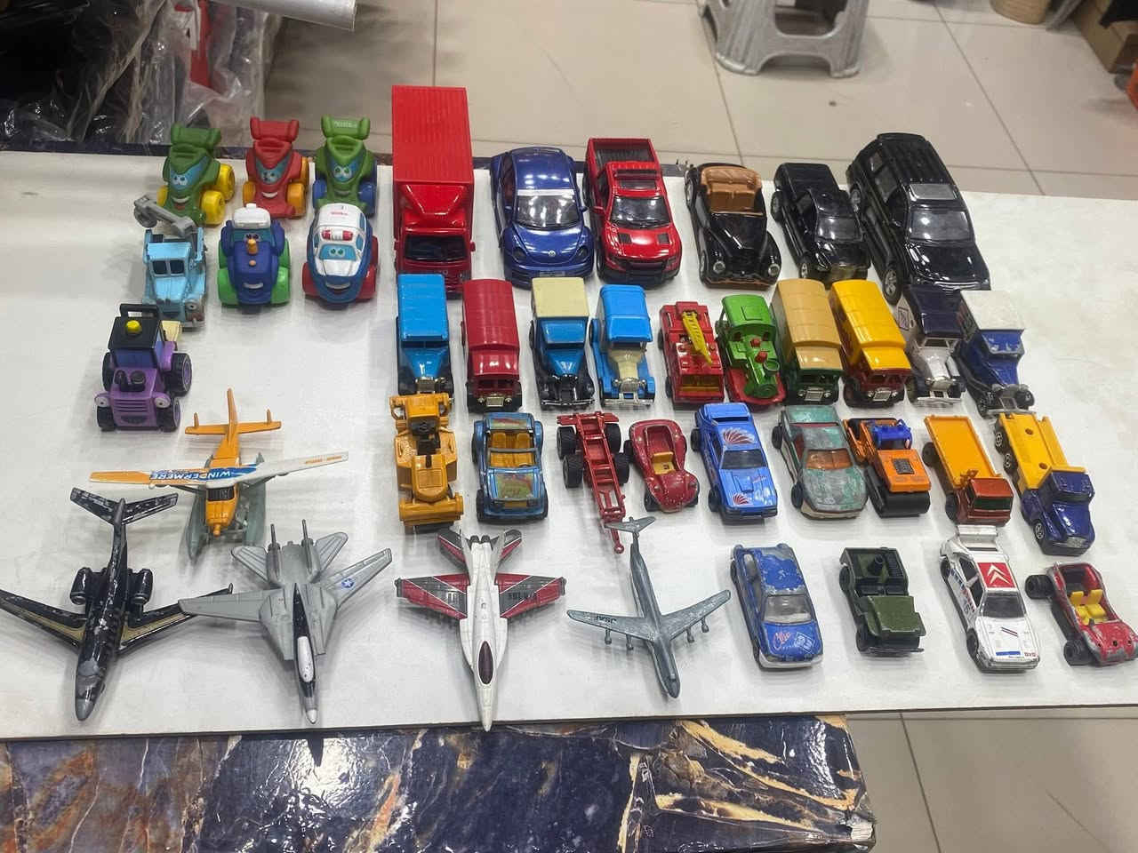 سيارت  حديد  وماركات  وانگليزيات ومتنوعة وبلاستك  ورزن    شخصيات  
🔴العدد  52     قطعه  مشكل  شلعه  كاملة  السعر      60      الف  والتوصيل مجاني كافة العراق   مكاني  بغداد  المنصور
***********  وات ساب
