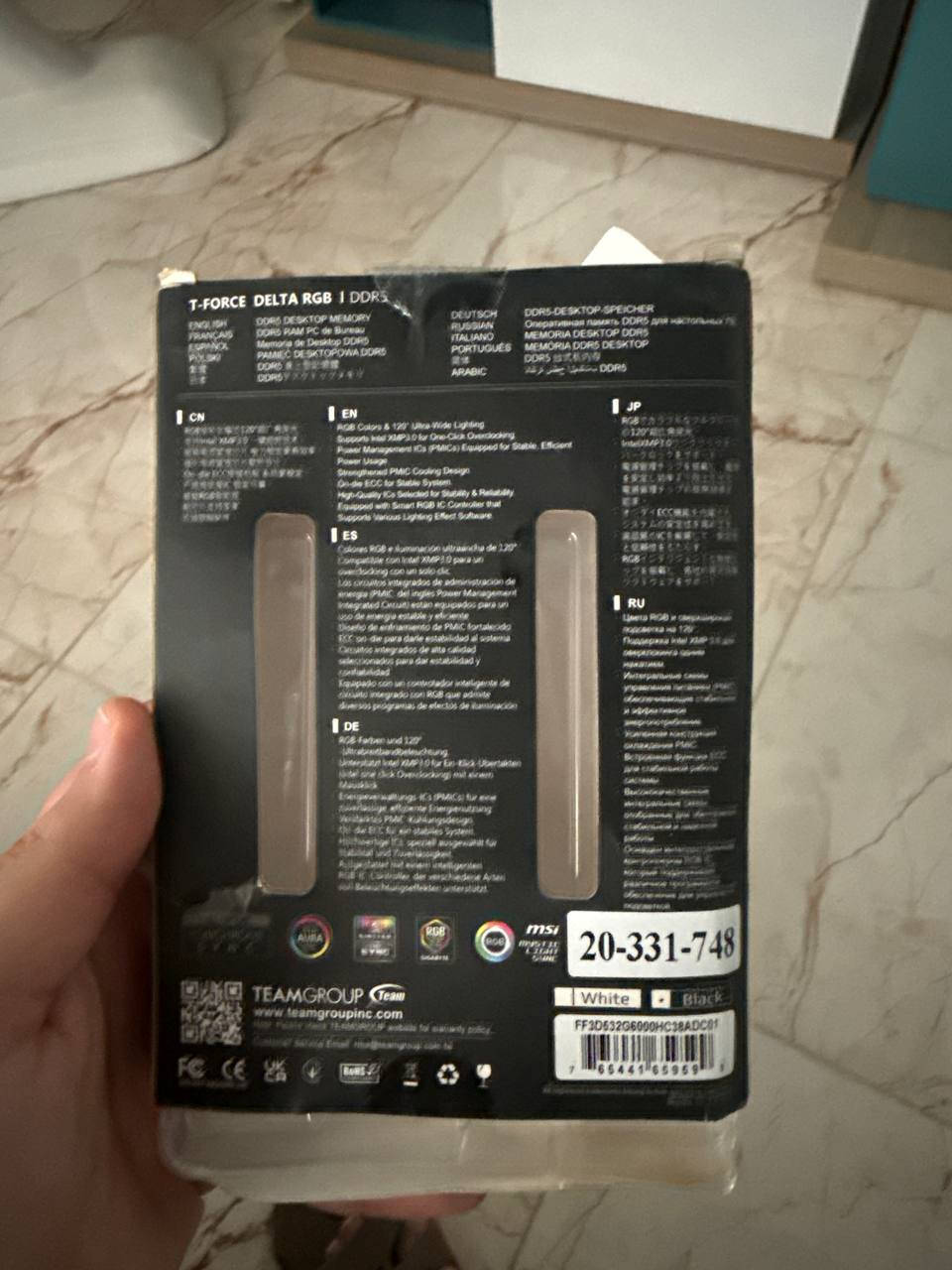 رامات للبيع 
Ddr5 6000 hrtz cl38 2*16 
السعر ٥٠٠ الف 
مكاني كركوك


**إذا كنت صاحب هذا الإعلان وتريد حذفه لأي سبب، رجاءا أرسل رسالة إلى الدعم الفني**