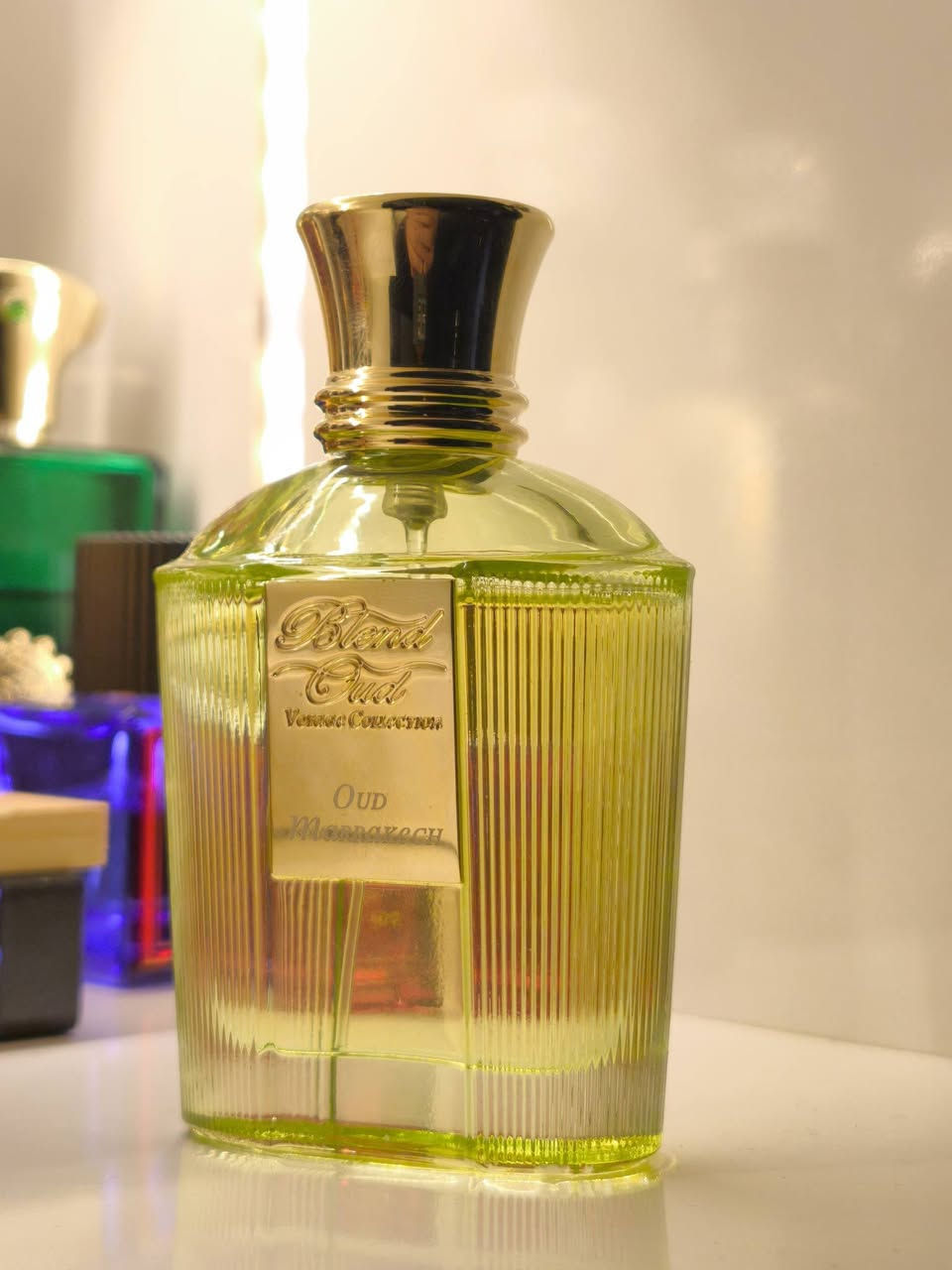 مجموعة عطور مستخدمة للبيع
1-xerjoff p.33 
مستخدم حسب الصورة
بدون باكيت 
155$

2- baraonda 
مستخدم حسب الصورة 
بدون باكيت 
80$

3- الوعد 
اصدار 22
متبقي حسب الصورة 
باكيت موجود

100$

4- blend oud (oud Marrakesh)
متبقي حسب الصورة
باكيت موجود
45$

5- cafe citadel 
متبقي حسب الصورة
40 الف

6- cedar malaki
اول اصدار
متبقي حسب الصورة
50 الف

7- بديل عطر ابل براندي 
50مل
متبقي حسب الصورة 
25 الف

8- rituals nuit d'azar 
50 مل
متبقي حسب الصورة
30$

9- eves rochas voille d'ambre
يجي 50 مل

متبقي حسب الصورة 
20$


**إذا كنت صاحب هذا الإعلان وتريد حذفه لأي سبب، رجاءا أرسل رسالة إلى الدعم الفني**