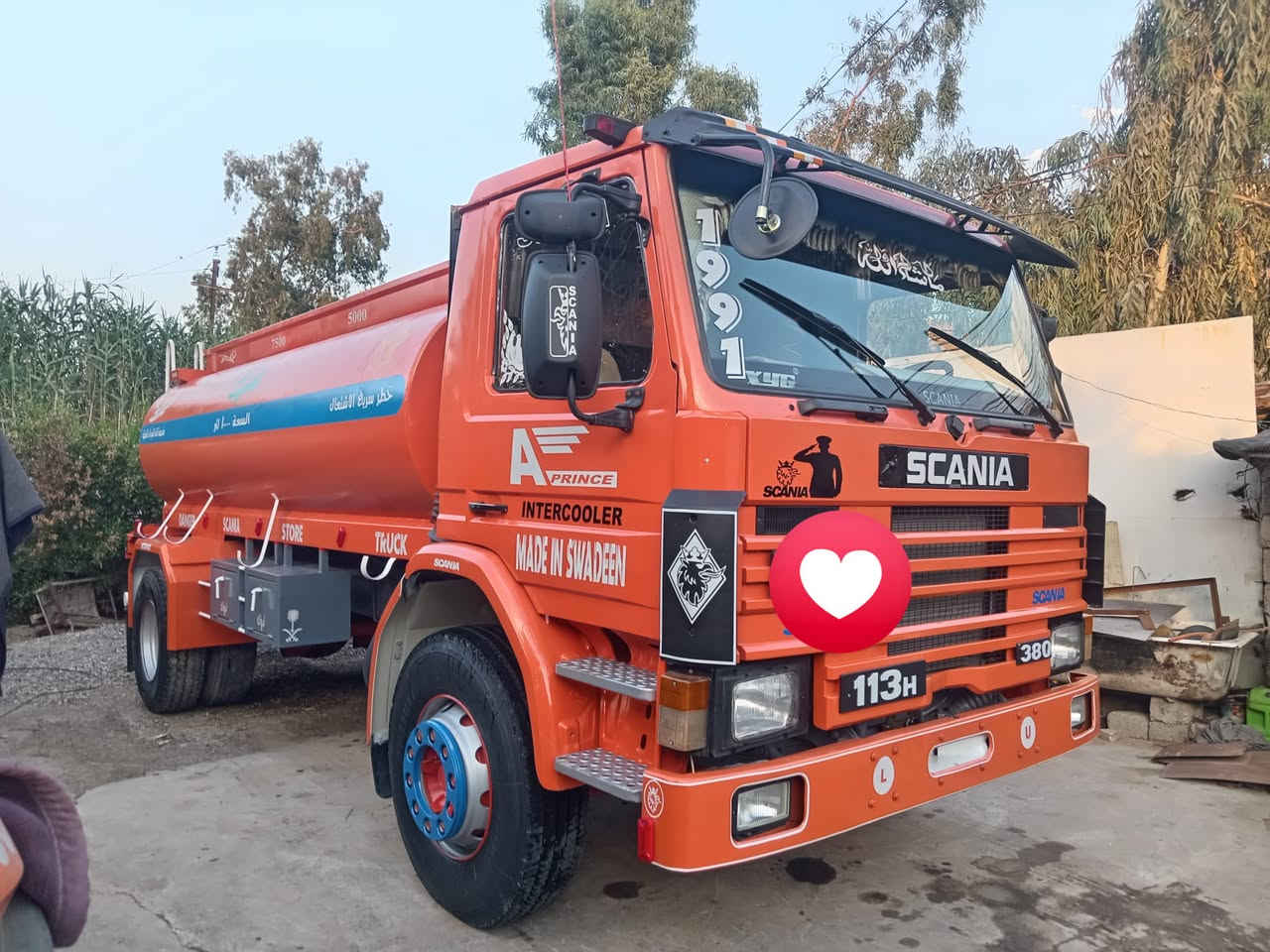 سكانيا تنكر للبيع تانكي فصال جديد *********** ♥️ ***********
