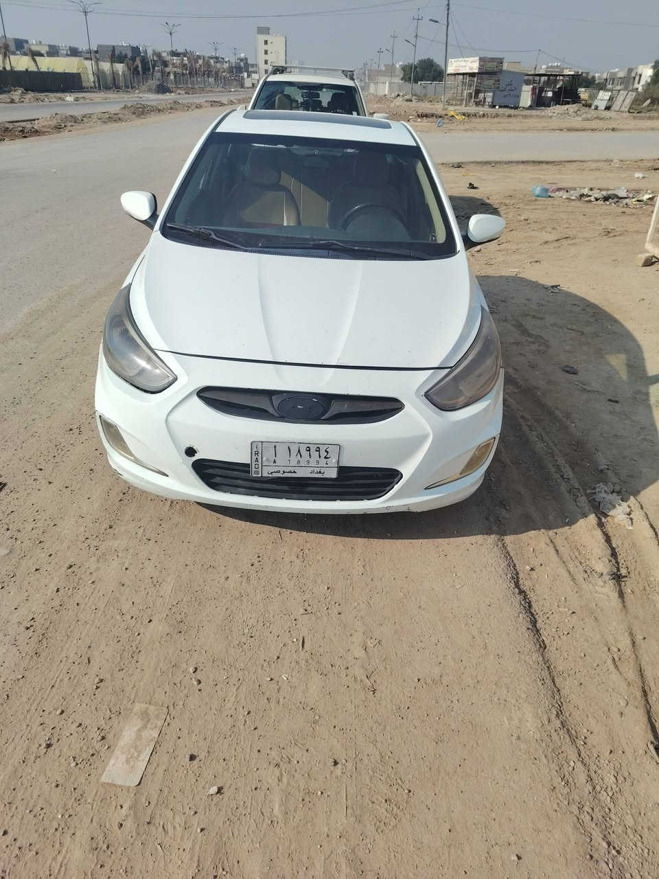 السلام عليكم اكسنت ٢٠١١ خليجي طخحه بالجاملغ الأمامي رقمها بغداد تخم تاير محرك كير مكينه خير من الله للاستفسار ***********
